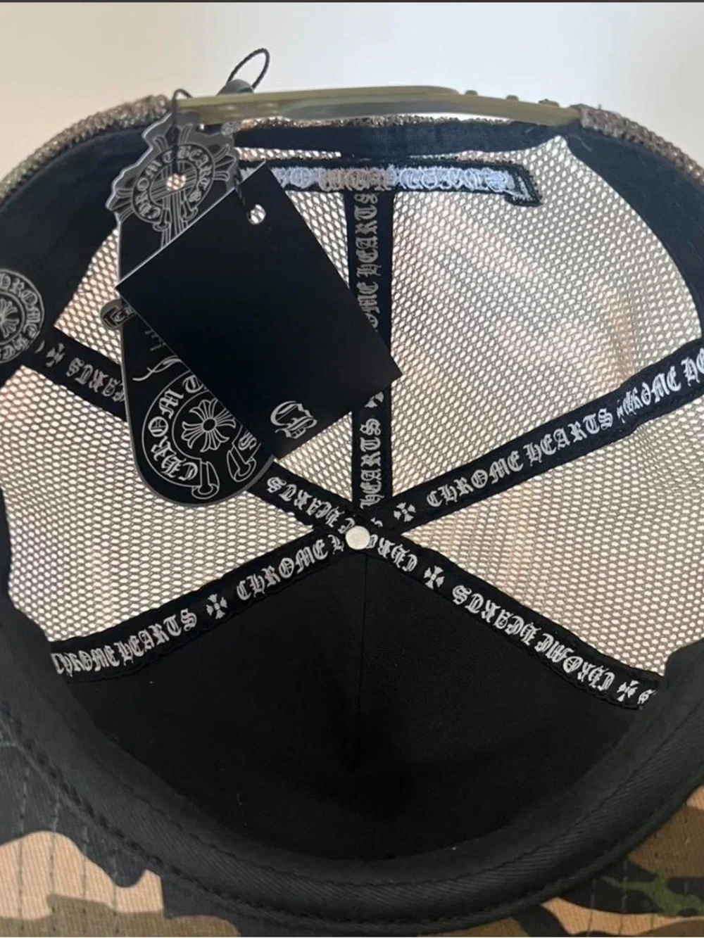 Chrome Hearts Camo Trucker Hat Never Worn  Excellent condition with tags